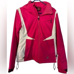 Pink Spyder ski coat
